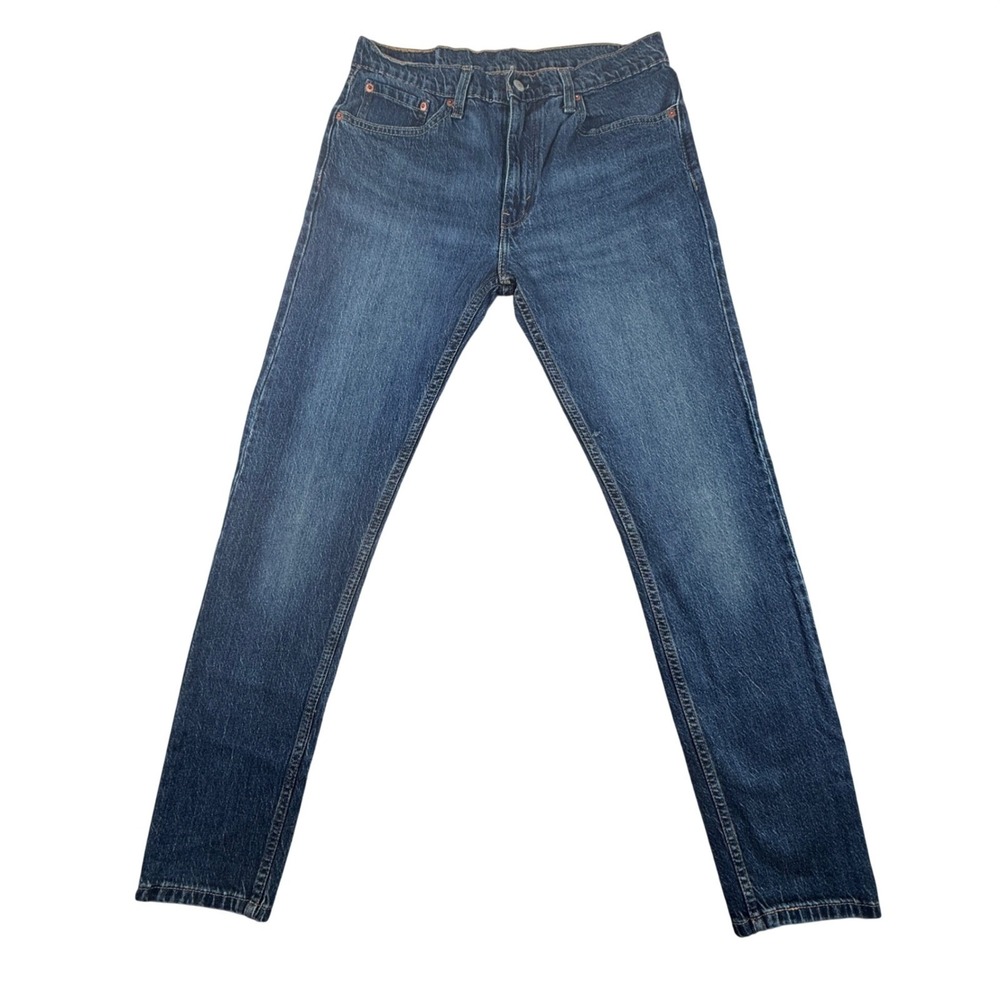 Levis 512 Slim Taper Jeans Mens 33x34 Blue Denim‎ Medium Wash 28833-0332